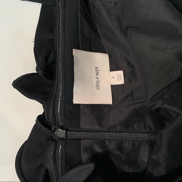 🚫🚫🚫SOLD🚫🚫🚫Cinq a Sept Mini Dress, Black, 2 - Picture 2 of 4